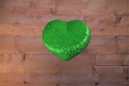 simsearch:400-07957226,k - Green heart against bleached wooden planks background Stock Photo - Budget Royalty-Free & Subscription, Code: 400-07957273