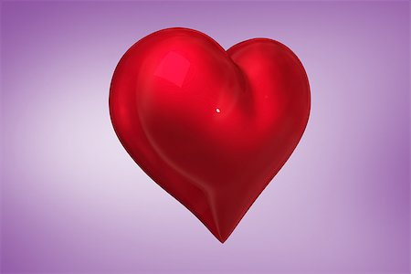 simsearch:400-07957212,k - red heart against purple vignette Stock Photo - Budget Royalty-Free & Subscription, Code: 400-07957772