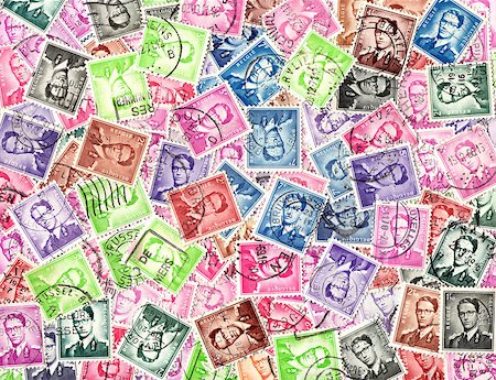 philately - King Baudouin. Background of the postage stamps issued in Belgium Stock Photo - Budget Royalty-Free & Subscription, Code: 400-07951375