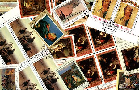 philately - Art. Background of the postage stamps issued in the Soviet Union (USSR). Photographie de stock - Aubaine LD & Abonnement, Code: 400-07951424