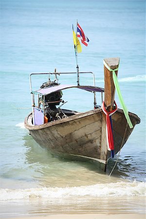 simsearch:400-05386174,k - Thai Long tailed boat in Thailand beach Stock Photo - Budget Royalty-Free & Subscription, Code: 400-07951595