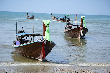simsearch:400-05386174,k - Thai Long tailed boat in Thailand beach Stock Photo - Budget Royalty-Free & Subscription, Code: 400-07951593