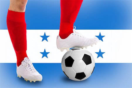 simsearch:400-06513403,k - Honduras  soccer player with football for competition in Match game. Stock Photo - Budget Royalty-Free & Subscription, Code: 400-07952006