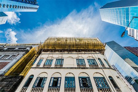 soho hong kong - bamboo scaffolds in a construction at Soho streets in Central in Hong Kong Stock Photo - Budget Royalty-Free & Subscription, Code: 400-07952475