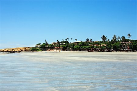 simsearch:400-06949087,k - view of the big sand dune of the beautiful fisherman village of Jericoacoara in ceara state brazil Foto de stock - Super Valor sin royalties y Suscripción, Código: 400-07952514