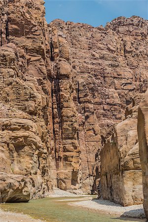 canyon wadi mujib in Jordan middle east Foto de stock - Super Valor sin royalties y Suscripción, Código: 400-07952522
