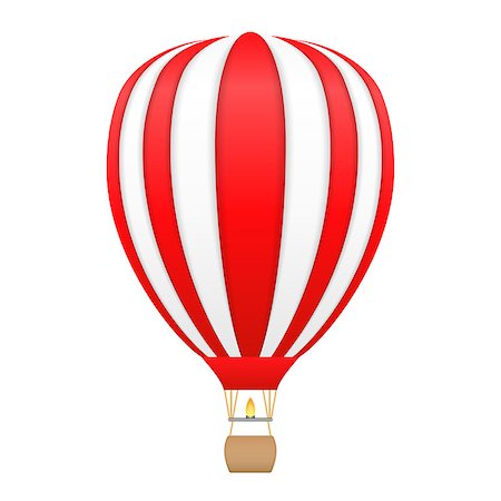 simsearch:400-09090841,k - Hot air balloon on white background, vector eps10 illustration Stock Photo - Budget Royalty-Free & Subscription, Code: 400-07952786