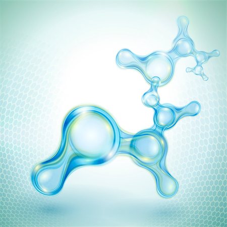 simsearch:400-08406439,k - Molecules abstract background Stock Photo - Budget Royalty-Free & Subscription, Code: 400-07953666