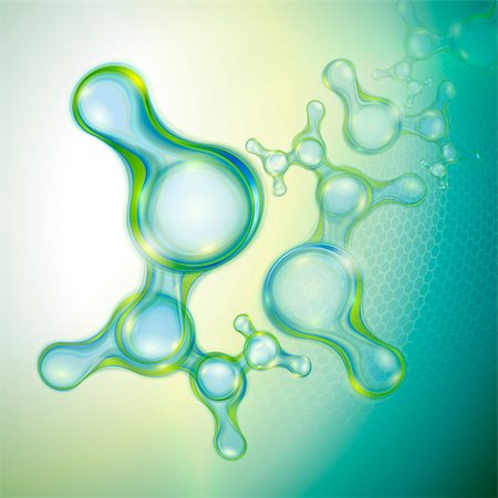 Molecules abstract background Photographie de stock - Aubaine LD & Abonnement, Code: 400-07953669