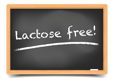 simsearch:400-09088741,k - detailed illustration of a blackboard with Lactose Free text, eps10 vector, gradient mesh included Foto de stock - Royalty-Free Super Valor e Assinatura, Número: 400-07953709