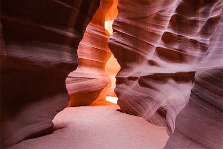beautiful slot canyon in Page Arizona, shapes and shadows under low lights for beautiful colors and backgrounds Stock Photo - Budget Royalty-Free & Subscription, Code: 400-07974162