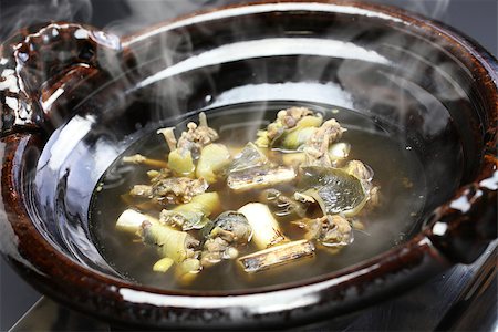 simmering - suppon nabe, japanese softshell turtle hot pot stew Stock Photo - Budget Royalty-Free & Subscription, Code: 400-07975037