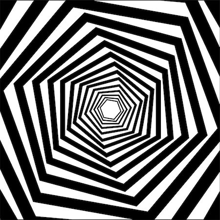 shawlinmohd (artist) - Abstract striped warped optical illusion Fotografie stock - Microstock e Abbonamento, Codice: 400-07975058