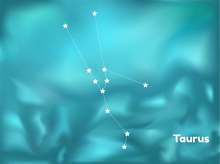 simsearch:400-07932239,k - star constellation of taurus on blue background, vector Stock Photo - Budget Royalty-Free & Subscription, Code: 400-07975586