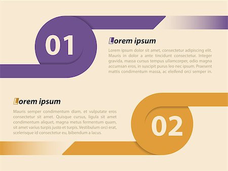 simsearch:400-07620578,k - Curling ribbon infographic template with options and details Fotografie stock - Microstock e Abbonamento, Codice: 400-07975700