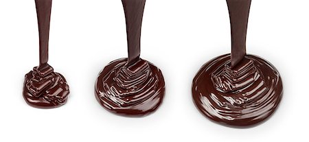 simsearch:400-04887409,k - Collection of hot chocolate flows on an isolated white background Stockbilder - Microstock & Abonnement, Bildnummer: 400-07977232