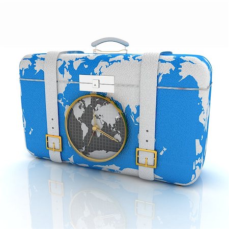 Suitcase for travel Stock Photo - Budget Royalty-Free & Subscription, Code: 400-07977497