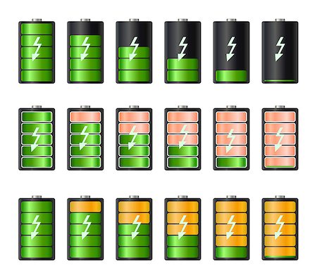 simsearch:400-08672815,k - Battery illustration. Concept-battery life Foto de stock - Royalty-Free Super Valor e Assinatura, Número: 400-07977912