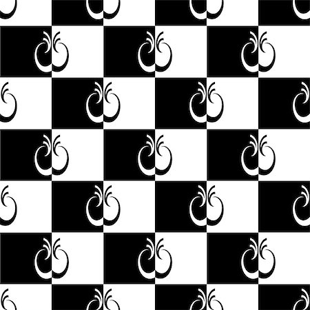 simsearch:400-04781499,k - Seamless checkered pattern. Vector art. Photographie de stock - Aubaine LD & Abonnement, Code: 400-07978039