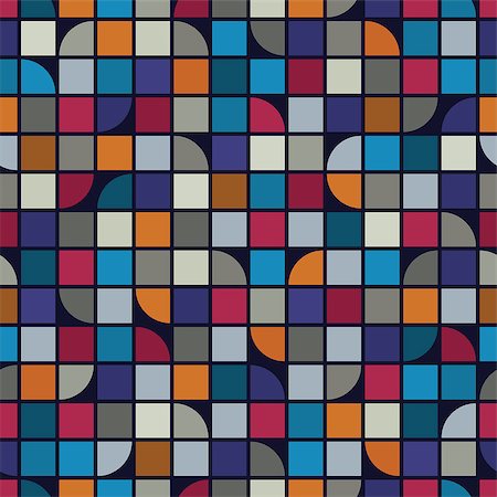 simsearch:400-06171480,k - Abstract mosaic seamless background, vector geometric seamless pattern. Stock Photo - Budget Royalty-Free & Subscription, Code: 400-07978202