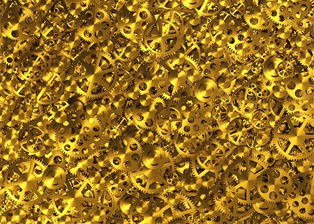 simsearch:400-07837920,k - Yellow Metal Gears Texture. Realostic 3D Scene. Stock Photo - Budget Royalty-Free & Subscription, Code: 400-07978517