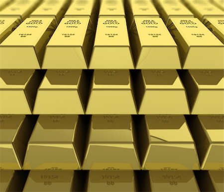 simsearch:400-04715746,k - Macro view of stacks of gold bars Stock Photo - Budget Royalty-Free & Subscription, Code: 400-07979792