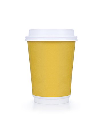 Coffee Cup Isolated Photographie de stock - Aubaine LD & Abonnement, Code: 400-07971549
