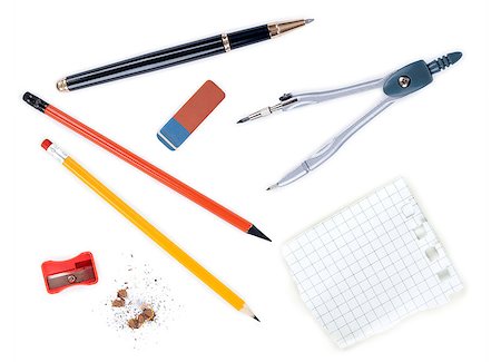 simsearch:400-09186322,k - stationery set Photographie de stock - Aubaine LD & Abonnement, Code: 400-07971661