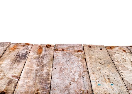 simsearch:400-08021106,k - Vintage wooden worktop on an isolated white background Photographie de stock - Aubaine LD & Abonnement, Code: 400-07971878