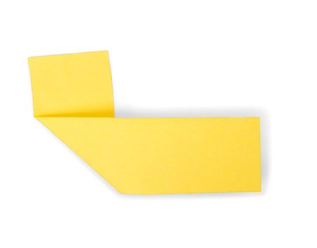 simsearch:400-04744751,k - yellow sticky note on an isolated white background Foto de stock - Super Valor sin royalties y Suscripción, Código: 400-07971894