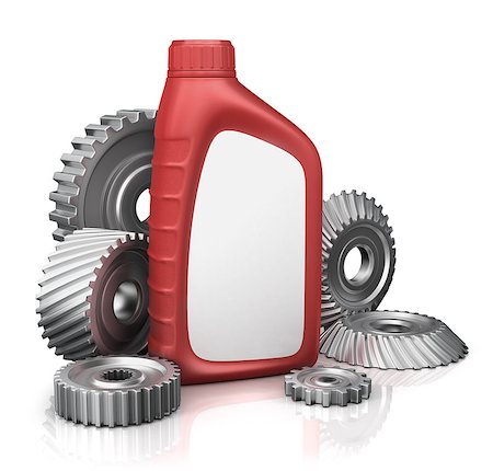simsearch:693-06020309,k - motor oil can with gears. Stock Photo - Budget Royalty-Free & Subscription, Code: 400-07971909