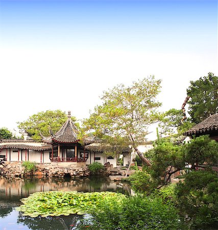 simsearch:400-07833653,k - Garden of Fisherman in Suzhou, China. Summer day Stockbilder - Microstock & Abonnement, Bildnummer: 400-07972315