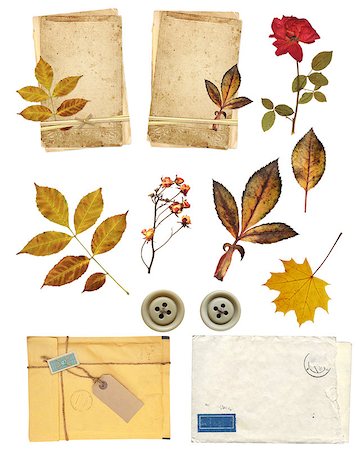 simsearch:400-04914530,k - Collection elements for scrapbooking. Objects isolated on white background Stockbilder - Microstock & Abonnement, Bildnummer: 400-07972317