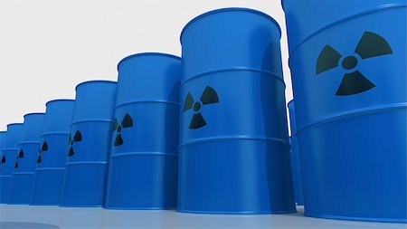 simsearch:400-04071226,k - Blue barrels containing radioactive material. Stock Photo - Budget Royalty-Free & Subscription, Code: 400-07973103