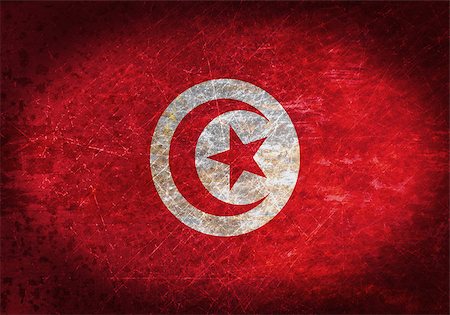 Old rusty metal sign with a flag- Tunisia Stock Photo - Budget Royalty-Free & Subscription, Code: 400-07973622
