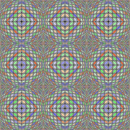 simsearch:400-07518662,k - Design seamless warped diamond geometric pattern. Abstract colorful decorative background. Vector art. No gradient Fotografie stock - Microstock e Abbonamento, Codice: 400-07984428