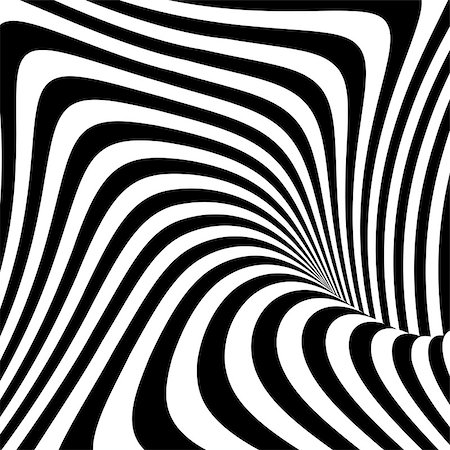 simsearch:400-07512933,k - Design monochrome vortex movement illusion background. Abstract stripe torsion texture. Vector-art illustration Foto de stock - Super Valor sin royalties y Suscripción, Código: 400-07984430