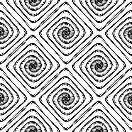 simsearch:400-07830300,k - Design seamless monochrome labyrinth pattern. Abstract geometric background. Vector art Foto de stock - Super Valor sin royalties y Suscripción, Código: 400-07984551
