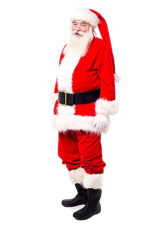 Aged male in Santa attire Stock Photo - Budget Royalty-Free & Subscription, Code: 400-07985481