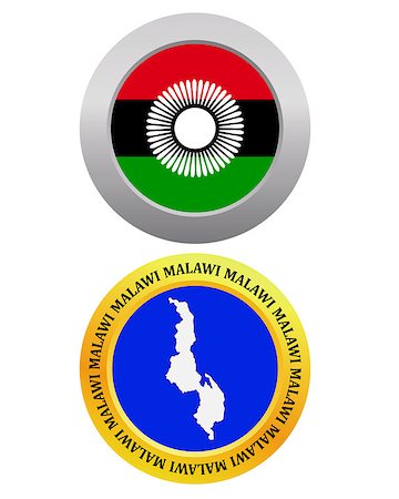 simsearch:400-05261357,k - button as a symbol MALAWI flag and map on a white background Stock Photo - Budget Royalty-Free & Subscription, Code: 400-07985597