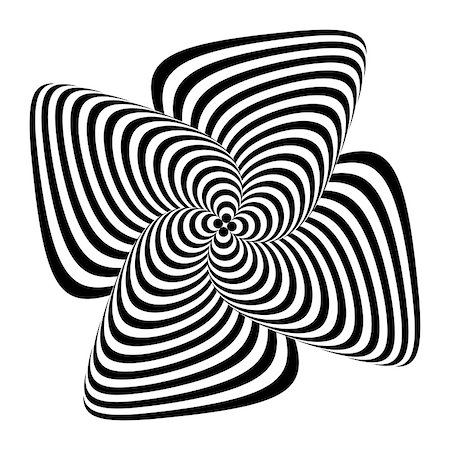 simsearch:400-08048827,k - Design monochrome whirlpool motion illusion background. Abstract striped distortion backdrop. Vector-art illustration Foto de stock - Super Valor sin royalties y Suscripción, Código: 400-07987584
