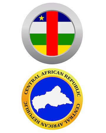 simsearch:400-07985595,k - button as a symbol CENTRAL AFRICAN REPUBLIC flag and map on a white background Foto de stock - Super Valor sin royalties y Suscripción, Código: 400-07988068