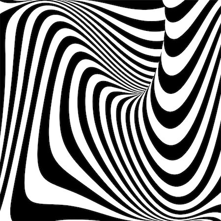 simsearch:400-07512933,k - Design monochrome vortex movement illusion background. Abstract stripe torsion texture. Vector-art illustration Foto de stock - Super Valor sin royalties y Suscripción, Código: 400-07988803