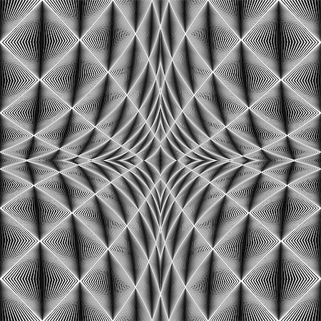 simsearch:400-07836085,k - Design diamond concave texture. Abstract geometric monochrome perspective background. Vector art. No gradient Foto de stock - Super Valor sin royalties y Suscripción, Código: 400-07989699