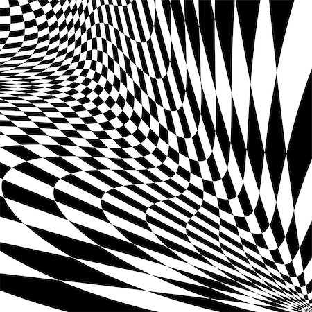 simsearch:400-07988831,k - Design monochrome movement illusion checkered background. Abstract distortion backdrop. Vector-art illustration Stock Photo - Budget Royalty-Free & Subscription, Code: 400-07989737