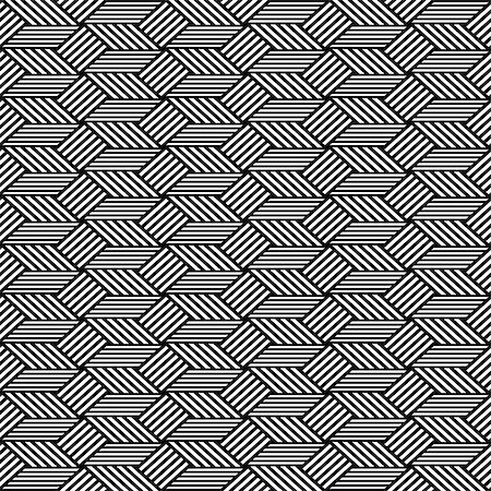 simsearch:400-08652412,k - Seamless op art pattern. Geometric texture. Vector art. Stock Photo - Budget Royalty-Free & Subscription, Code: 400-07989998
