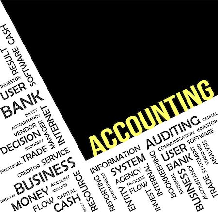 A word cloud of accounting related items Stock Photo - Budget Royalty-Free & Subscription, Code: 400-07980647