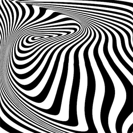 simsearch:400-08048827,k - Design monochrome vortex movement illusion background. Abstract stripy torsion backdrop. Vector-art illustration Foto de stock - Super Valor sin royalties y Suscripción, Código: 400-07980923