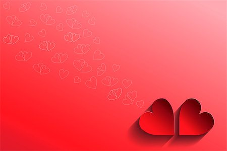 Abstract love card. Valentine vector illustration Foto de stock - Super Valor sin royalties y Suscripción, Código: 400-07980966