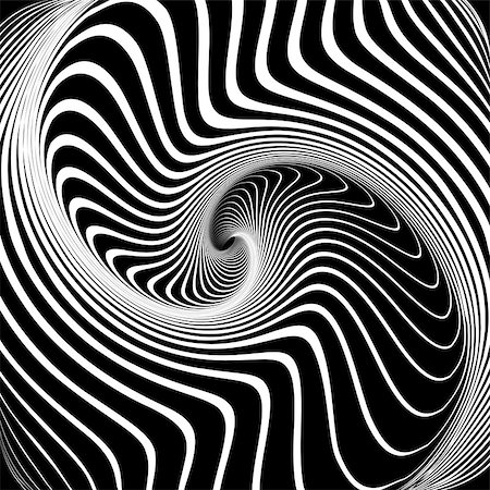 simsearch:400-07932198,k - Whirlpool illusion. Abstract op art vector illustration. Foto de stock - Super Valor sin royalties y Suscripción, Código: 400-07981144